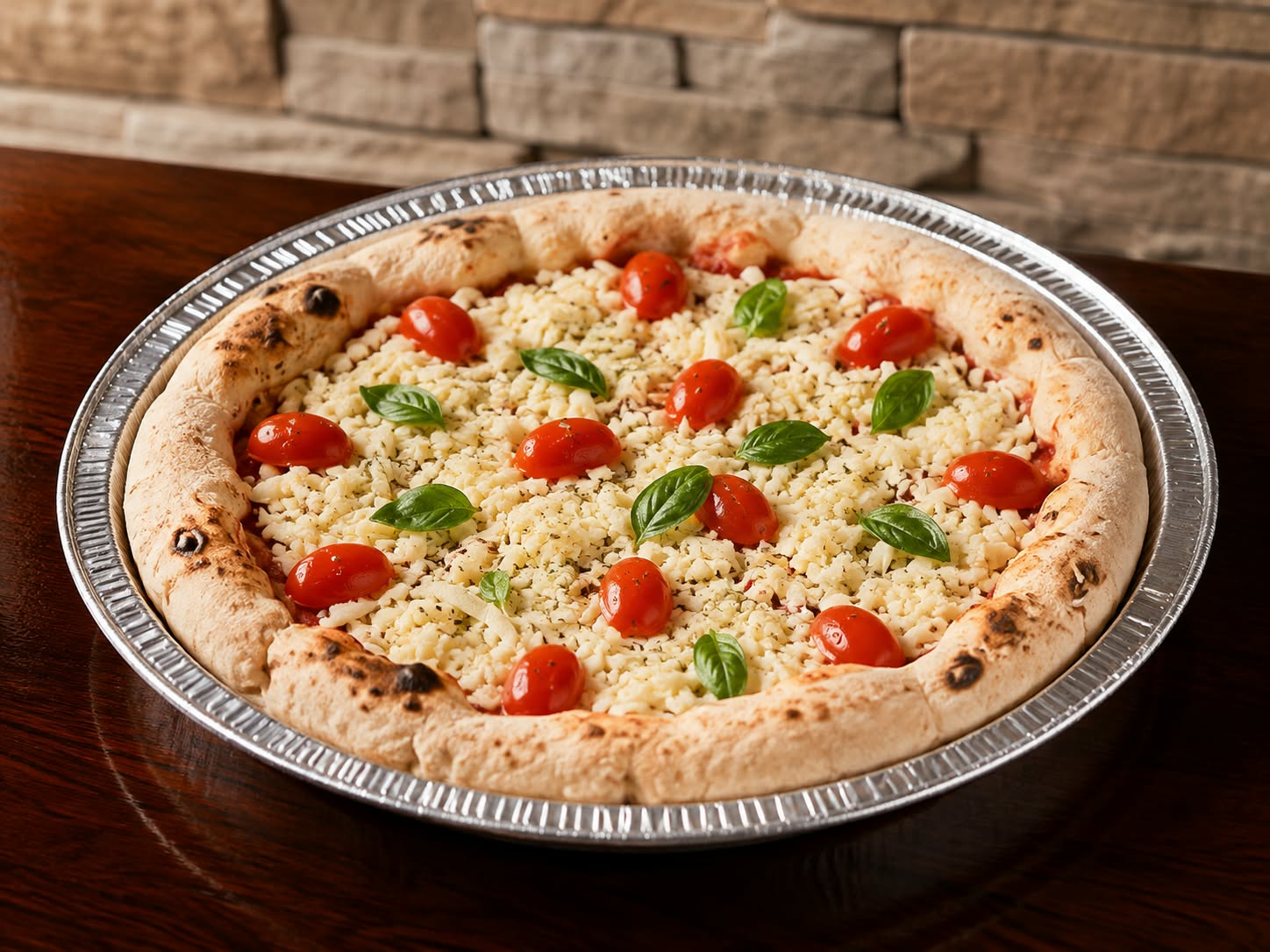 pizza de capresse estilo napolitana